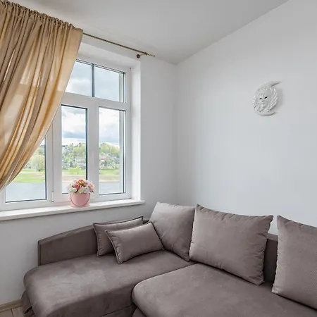 Serene Nemunas River View Apartment Near Mcdonald By Polo Apartments Kaunas Exterior foto